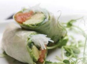 spring rolls de Tin Jo en San Jose Costa Rica