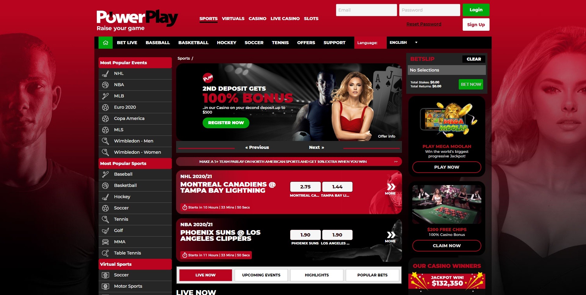 Review of the PowerPlay Sportsbook